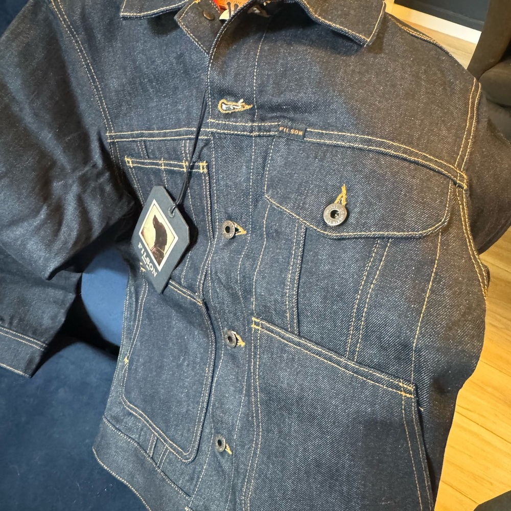 Filson Lined Denim Short Cruiser Jacket USA MADE - Picture 6 of 6